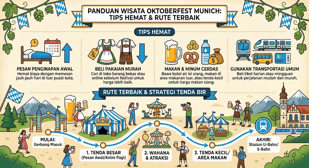 Panduan Wisata Oktoberfest Munich Tips Hemat dan Rute Terbaik